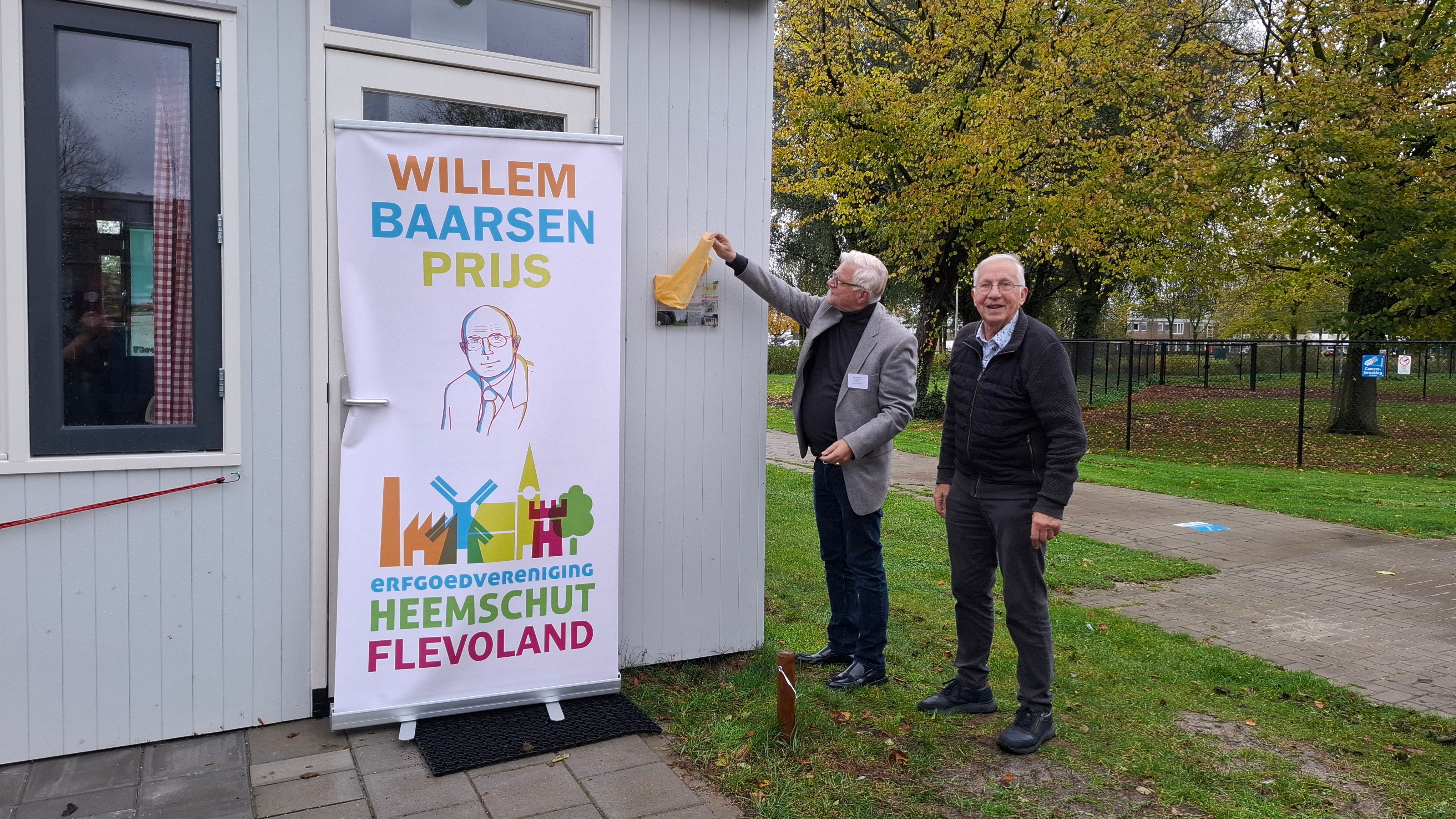 Willem Baarsen Prijs voor vrijwilligers van Historisch Dronten