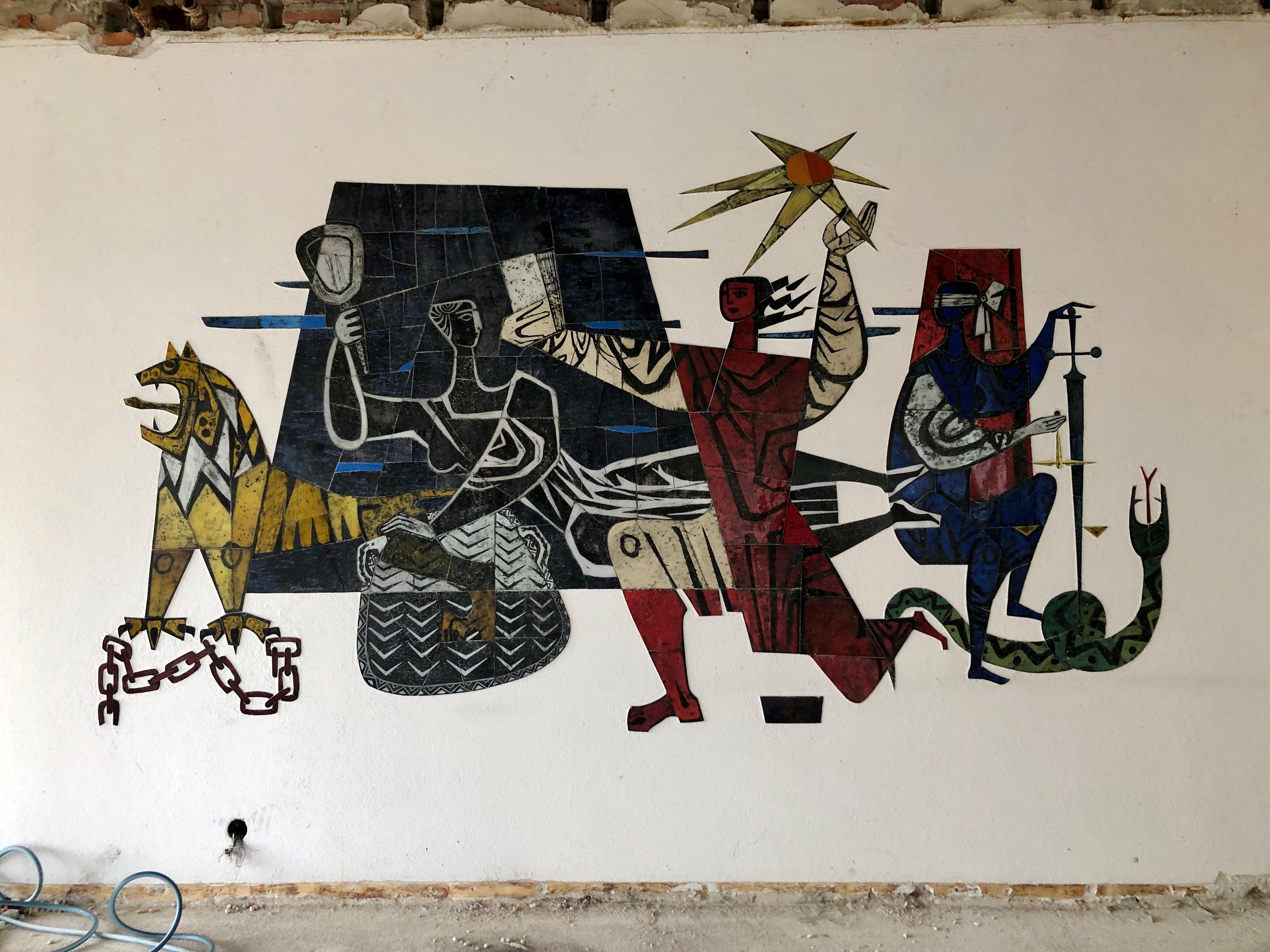 Glasmozaïek krijgt nieuwe bestemming